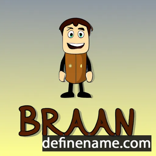 cartoon of the name Brannan