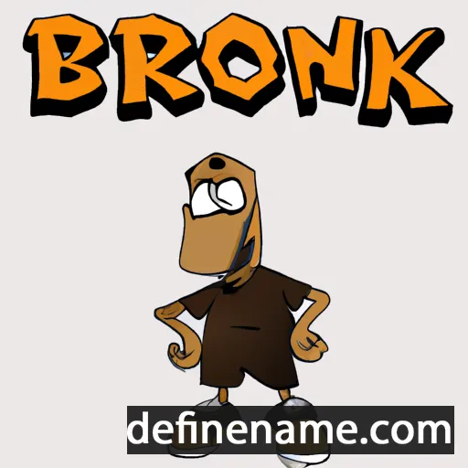 cartoon of the name Branok