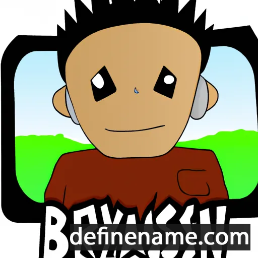 cartoon of the name Bransyn