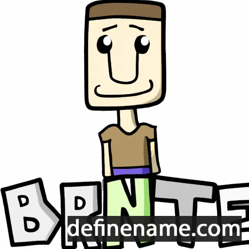 cartoon of the name Brante