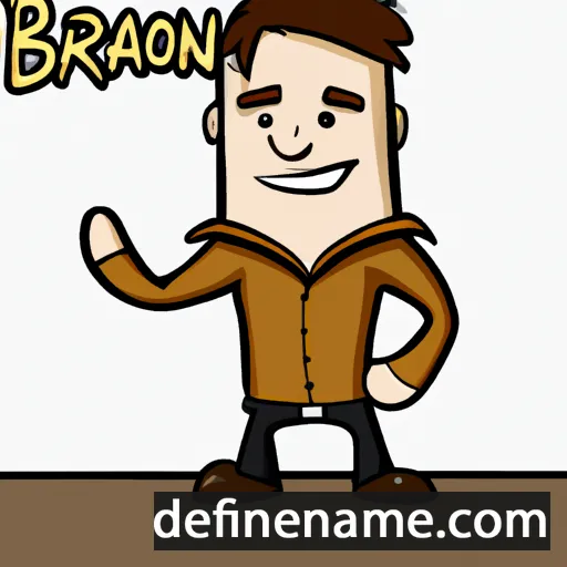 cartoon of the name Braon