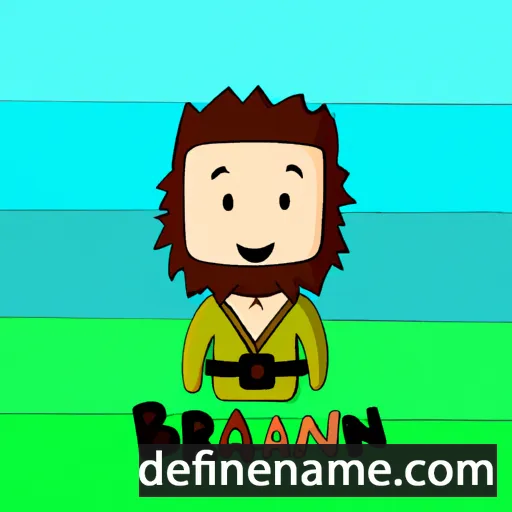 cartoon of the name Braonán