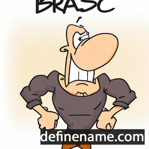 cartoon of the name Brasc