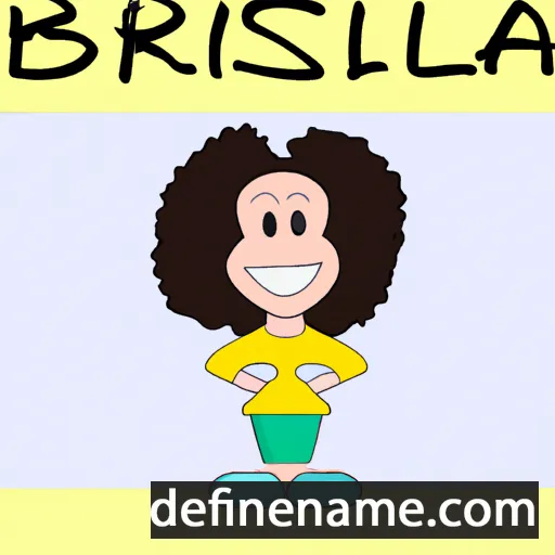 cartoon of the name Brasilia