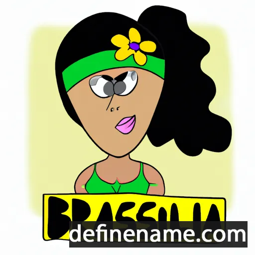 cartoon of the name Brasilina