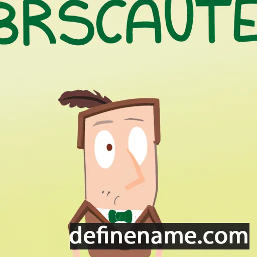 cartoon of the name Brasquet