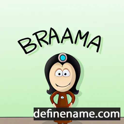 cartoon of the name Bratimira