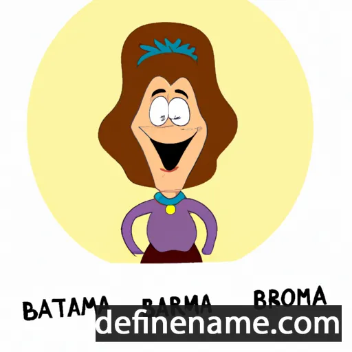 cartoon of the name Bratomira