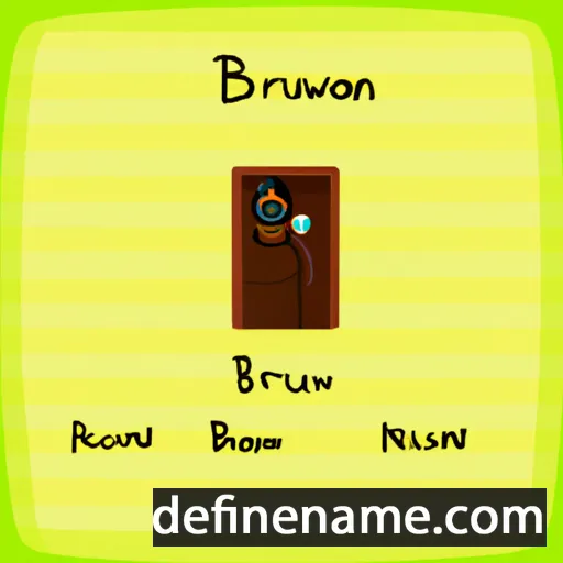 cartoon of the name Braunwyn