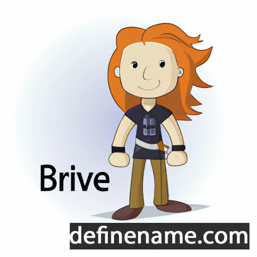 cartoon of the name Brave