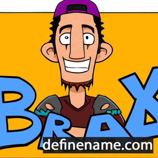 cartoon of the name Brax