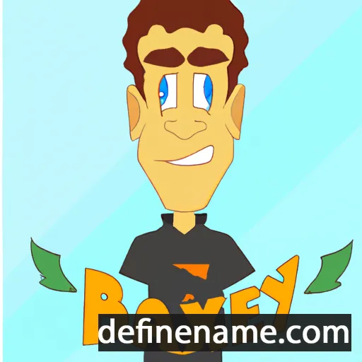 cartoon of the name Braxley