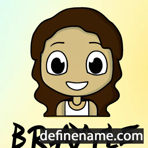 cartoon of the name Braylene