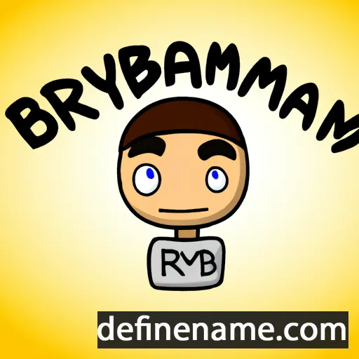 cartoon of the name Brayman