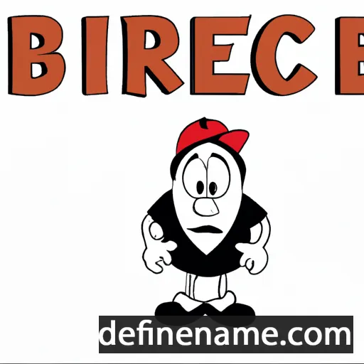 cartoon of the name Breç