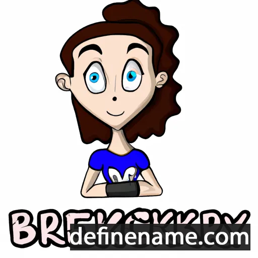 cartoon of the name Brecklyn