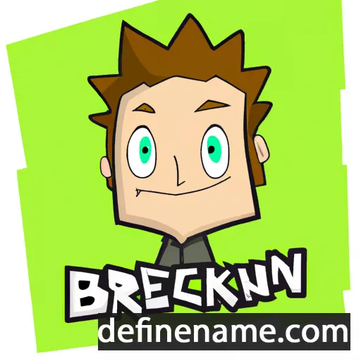 cartoon of the name Breckyn