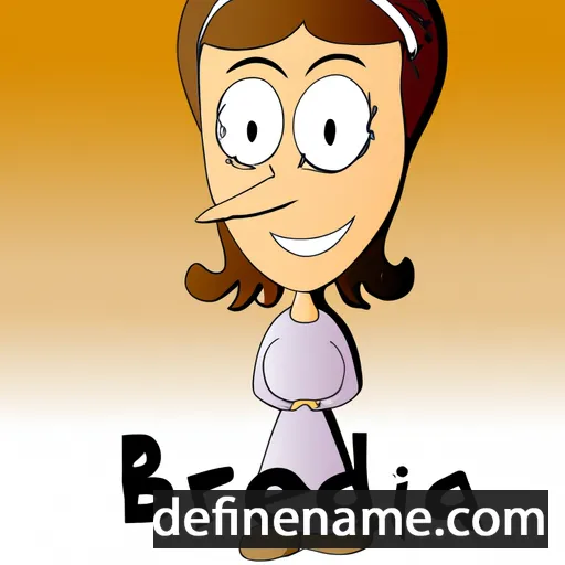 cartoon of the name Bredica