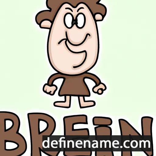 cartoon of the name Brein