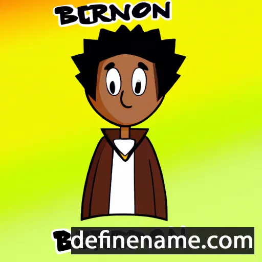 cartoon of the name Breion