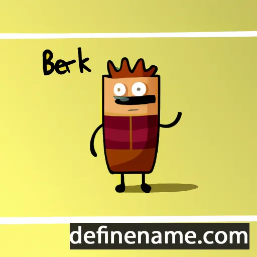 cartoon of the name Breki