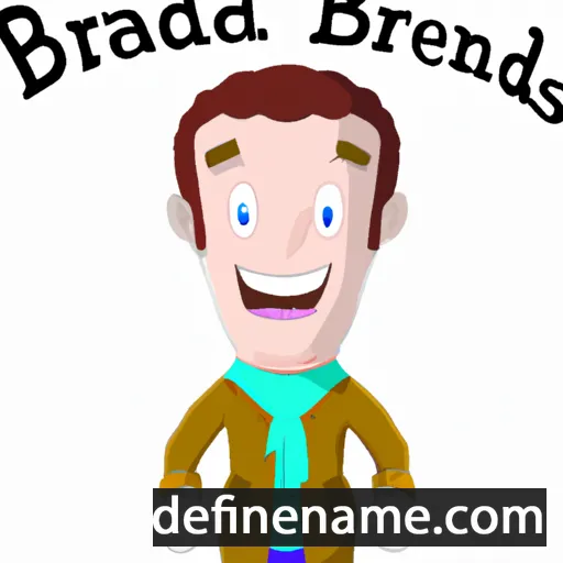 cartoon of the name Brendanas