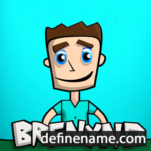 cartoon of the name Brendyn