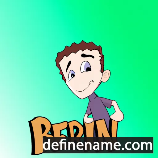 cartoon of the name Brenin