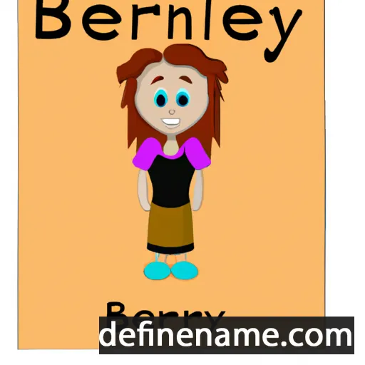 cartoon of the name Brenley