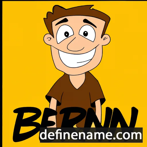 cartoon of the name Brenn