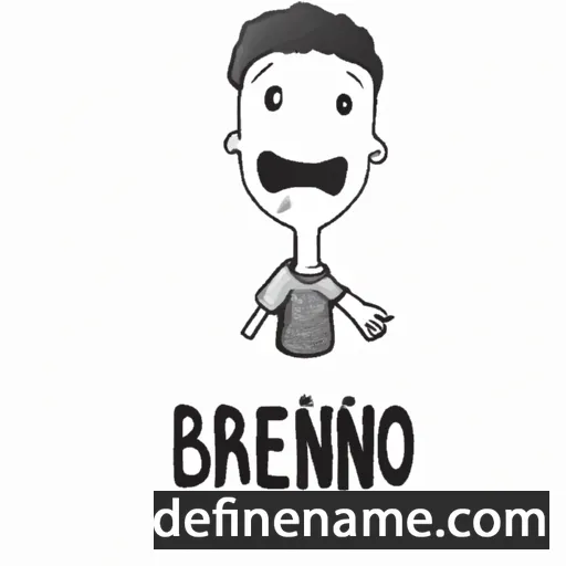 cartoon of the name Brenno