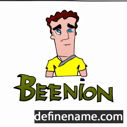 cartoon of the name Brennon