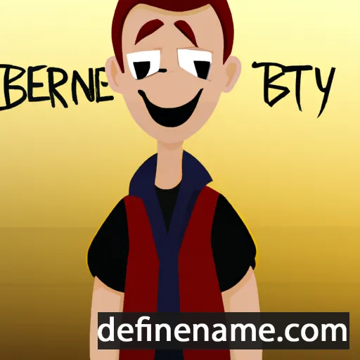 cartoon of the name Brentley