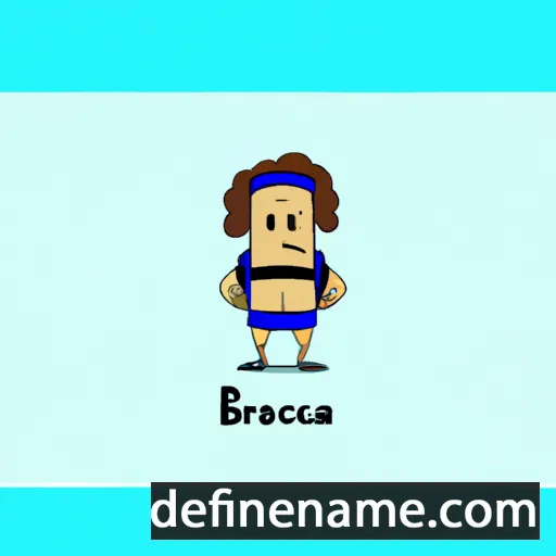 cartoon of the name Breoca