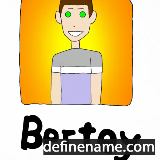 cartoon of the name Bretny