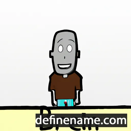 cartoon of the name Breun