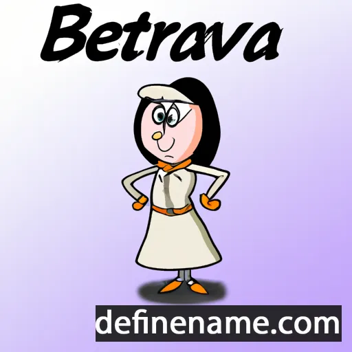 cartoon of the name Brevita