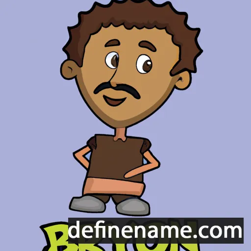 cartoon of the name Breyon