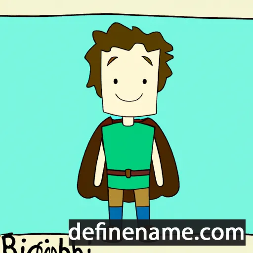 cartoon of the name Bríghdín