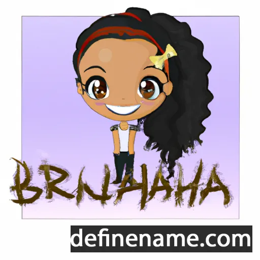 cartoon of the name Briahnna