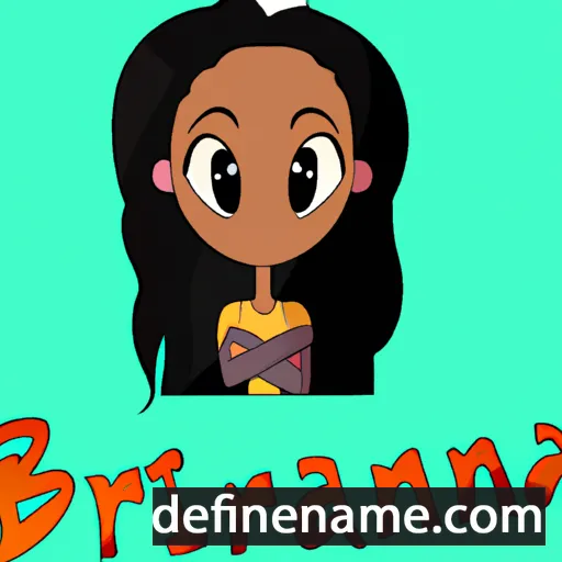 cartoon of the name Briannia