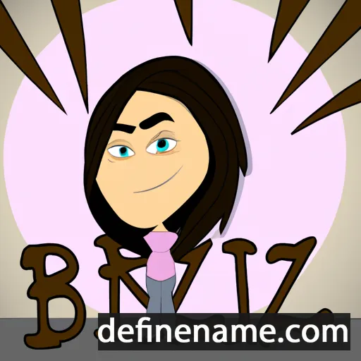 cartoon of the name Briatiz