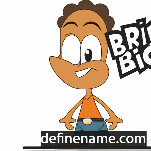 cartoon of the name Briçio