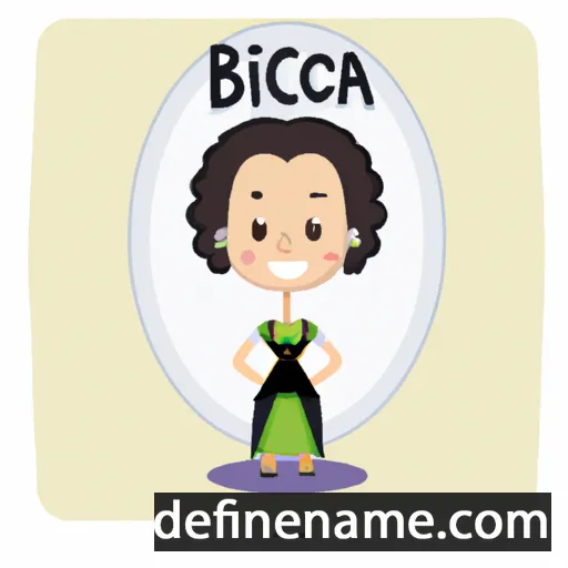 cartoon of the name Briceida