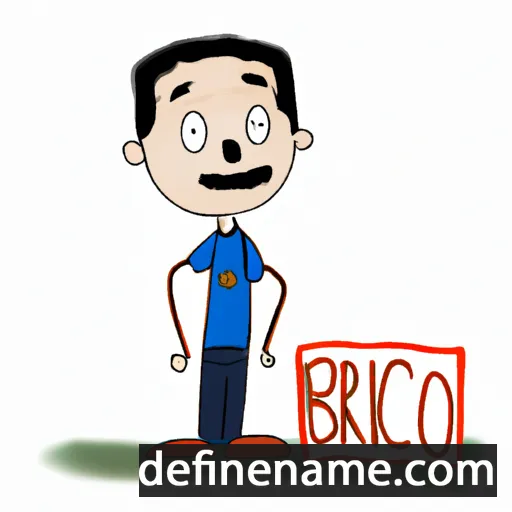 cartoon of the name Bricio