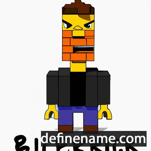 cartoon of the name Bricken