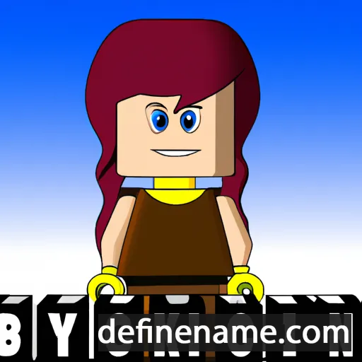 cartoon of the name Bricklynn