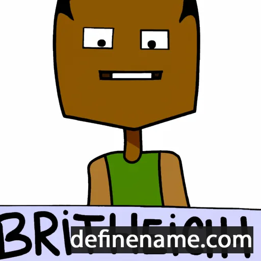 cartoon of the name Brictheah