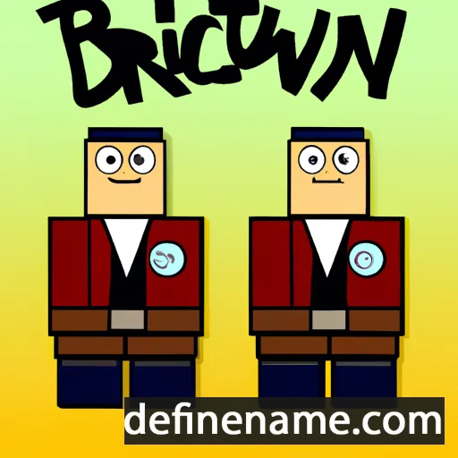 cartoon of the name Brictwin