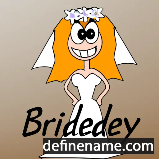 cartoon of the name Bridey